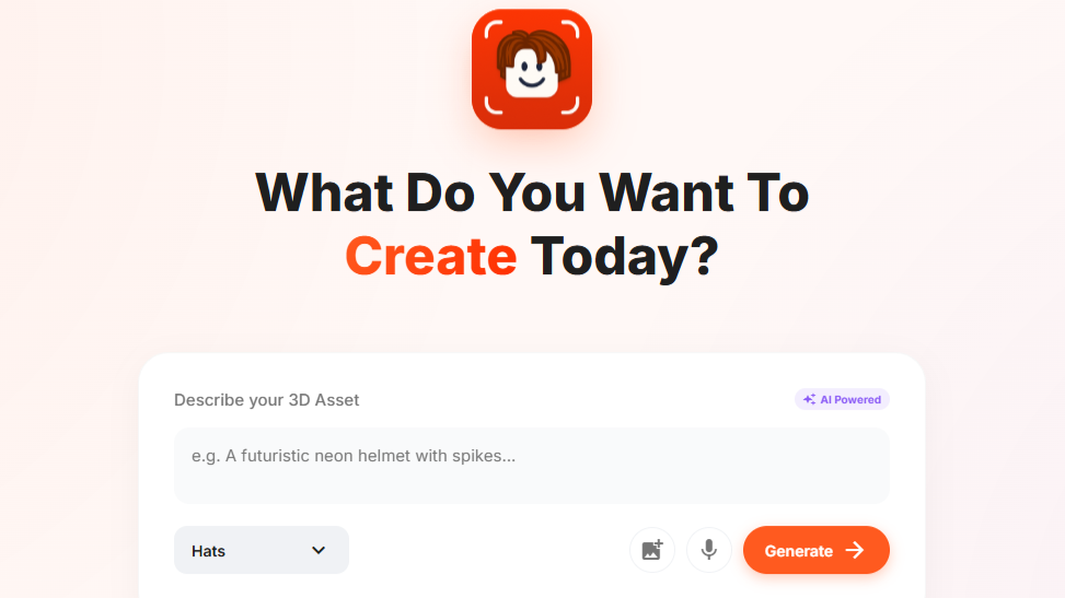 AI prompt and generate screen